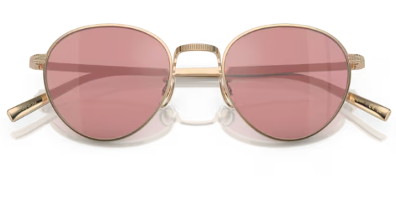 Oliver Peoples 0OV1336ST Rhydian 50353E Gold Magenta Round Men's Sunglasses