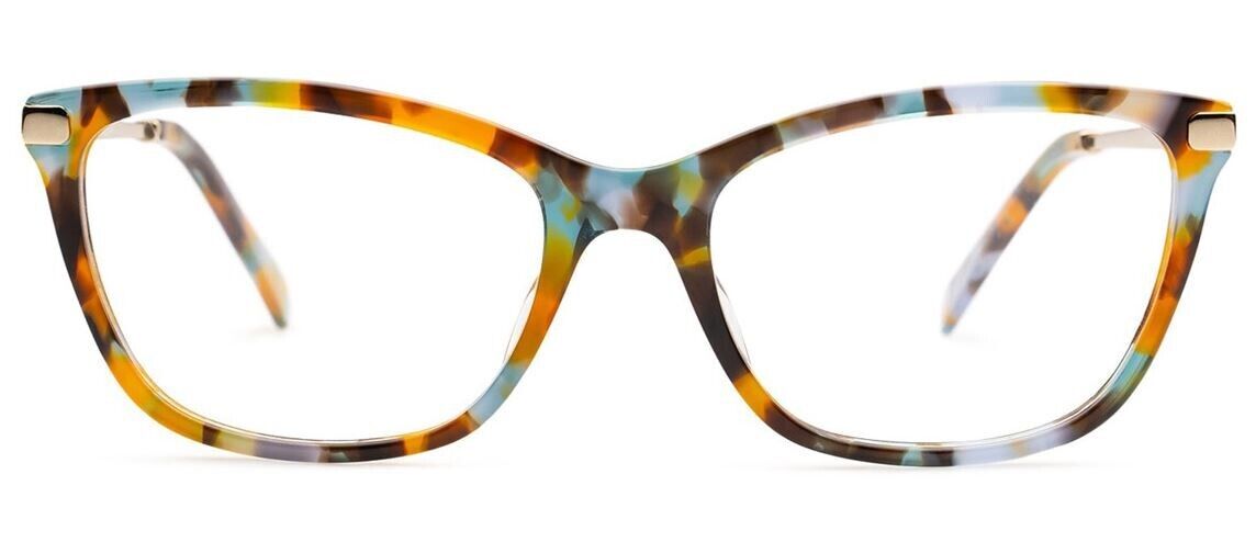 Marc-Jacobs MARC-400 0ISK/00 Havana Azure Rectangle Women's Eyeglasses