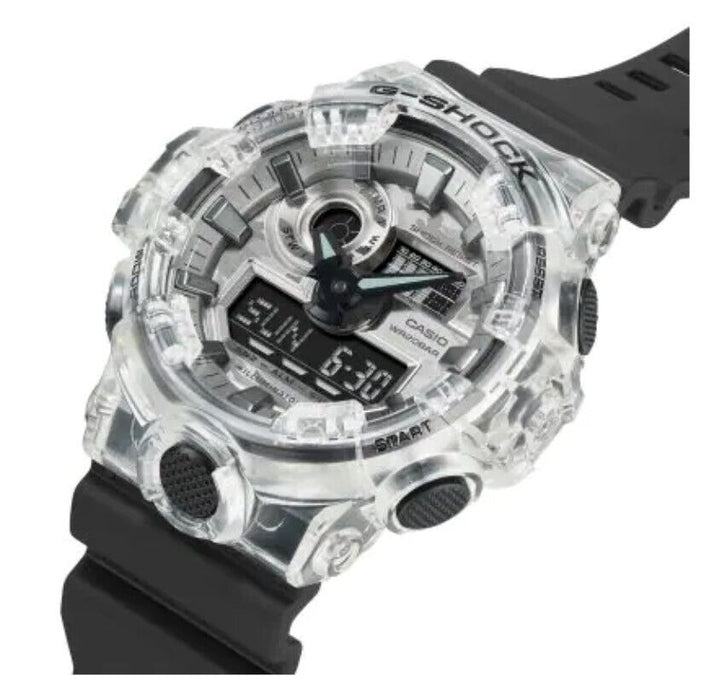 Casio G-Shock Camouflage  Monochromatic translucent Design Watch GA-700SKC-1A