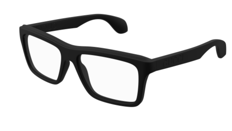 Gucci GG1573O 001 Black Square Men's Eyeglasses