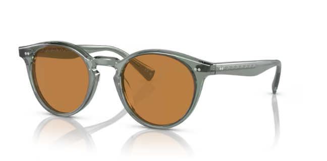 Oliver Peoples 0OV5459SU Romare Sun 178253 Acqua/Cognac Round Men's Sunglasses