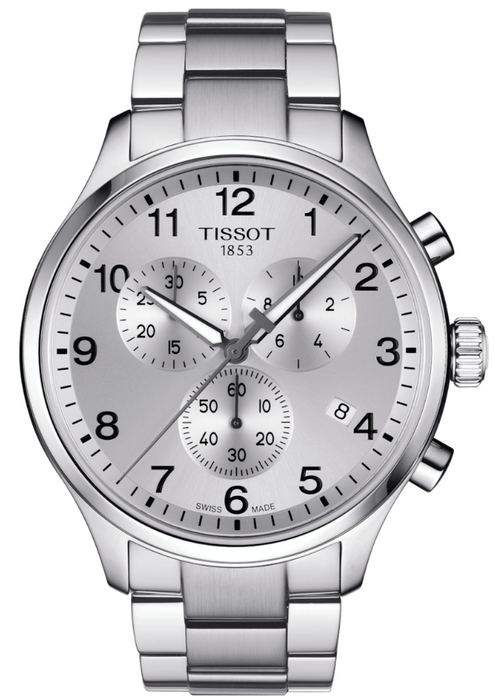 Tissot Chrono XL Classic T-Sport Silver Dial Quartz Men's Watch T1166171103700