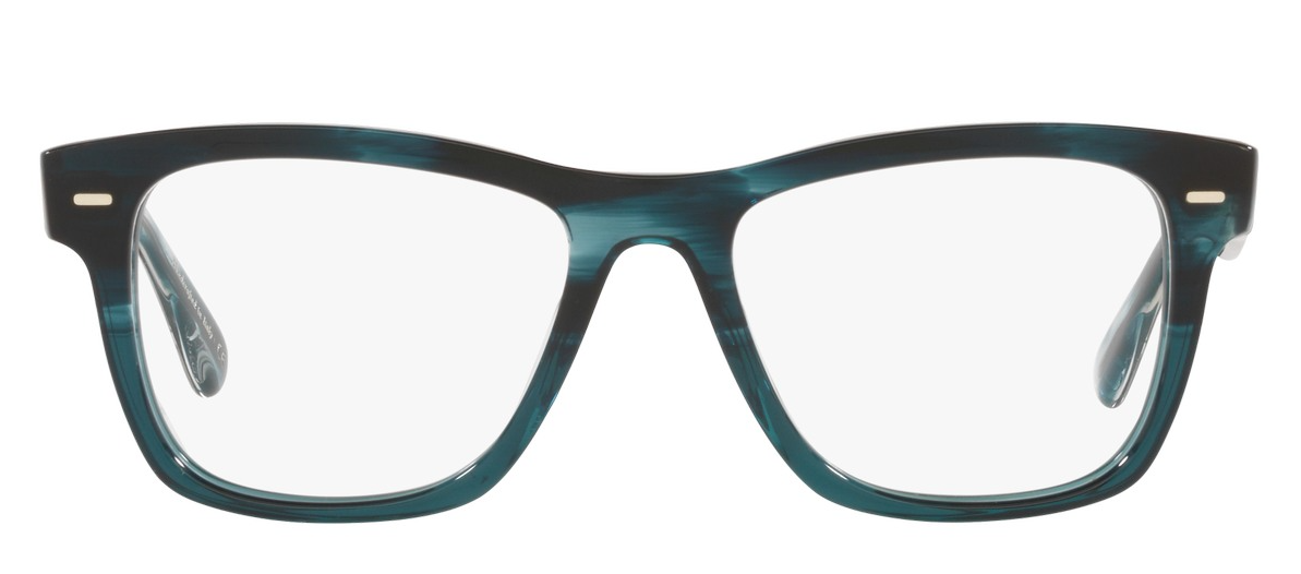 Oliver Peoples OV5393U Workman 1672 Teal Blue Squared Men's 51MM Eyeglasses