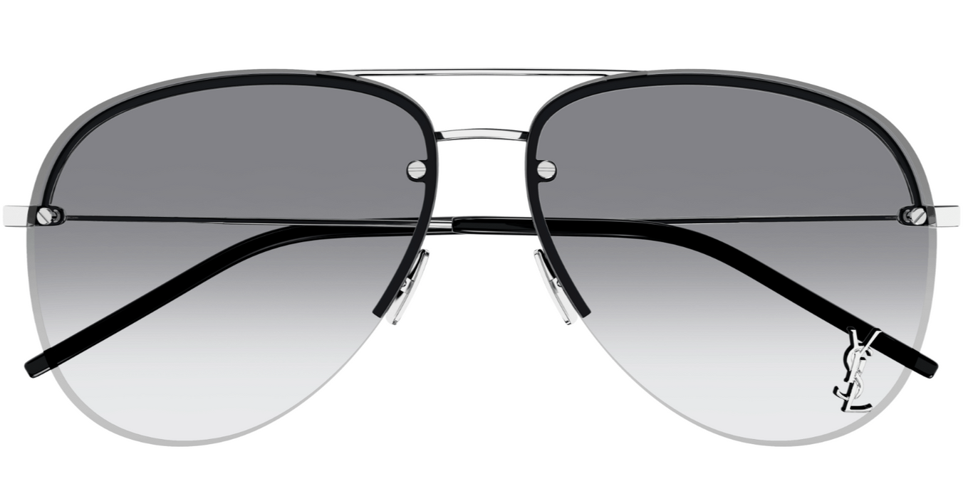 Saint Laurent CLASSIC 11 M 005 Silver/Gray Gradient Unisex Sunglasses