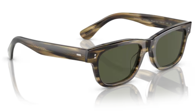 Oliver Peoples Rosson Sun 5540SU 171952 Olive Smoke/Green Men's Sunglasses