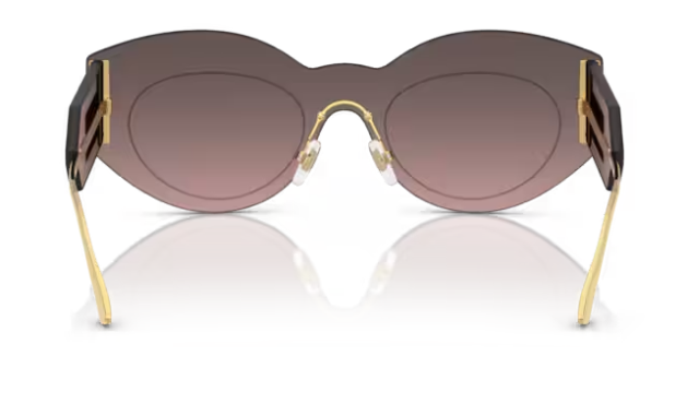 Versace 0VE2276 100258 Silver/Pink gradient Grey Gold Mask Women's Sunglasses