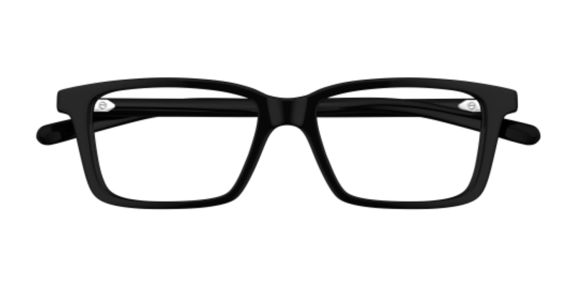 Gucci GG1672O 001 Black Rectangle Men's Eyeglasses