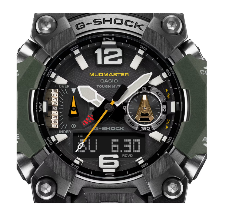 Casio G-Shock Master Of G-Land Mud Master Green Black Men's Watch GWGB1000-3A