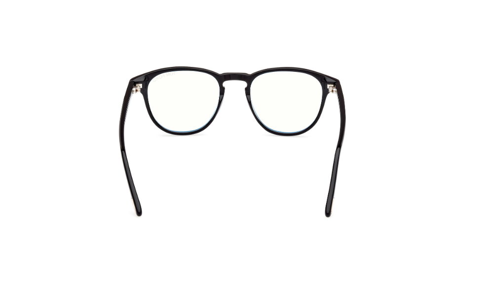 Tom Ford FT5899 001 Shiny Black Square Men's Eyeglasses