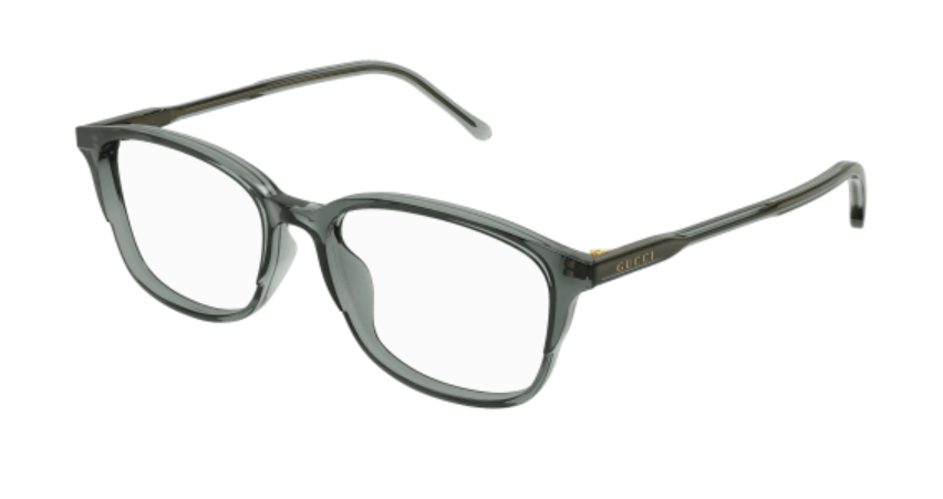 Gucci GG1610OA 003 Grey Soft Square Men's Eyeglasses