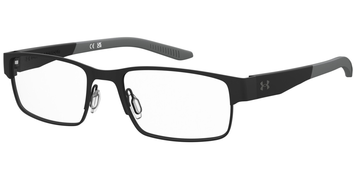 Under Armour UA 5081/G 003 Matte Black Rectangular Men's Eyeglasses