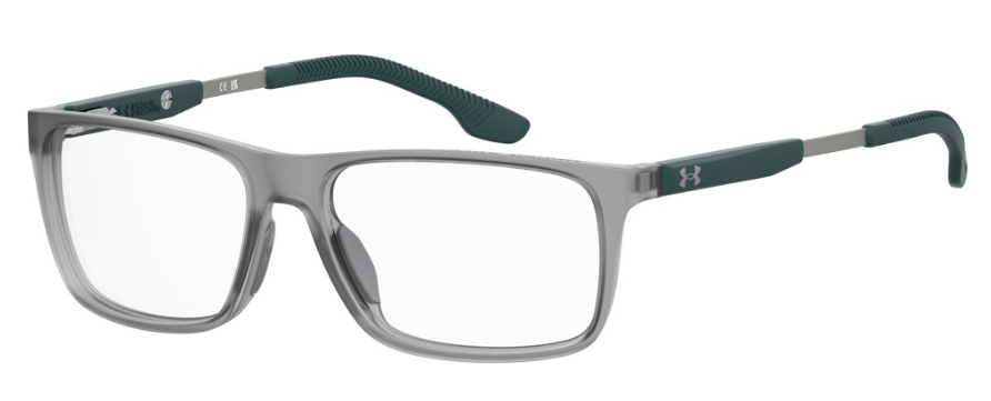 Under Armour UA 5075XL 63M Grey Rectangular Men's Eyeglasses