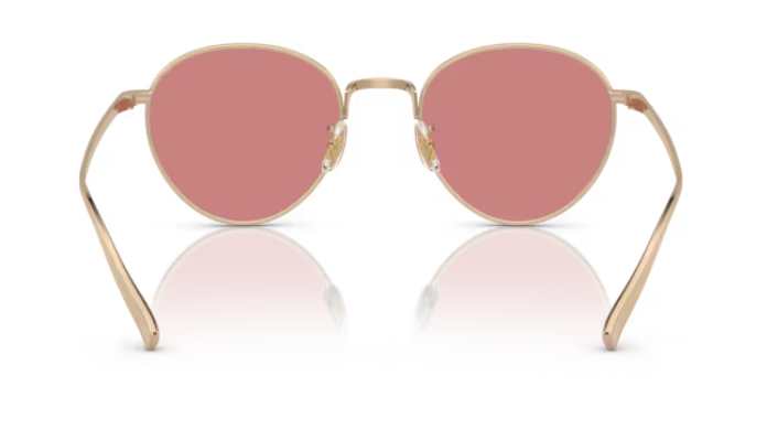 Oliver Peoples OV1336ST 50353E Gold/Magenta Photochromic Round Men's Sunglasses