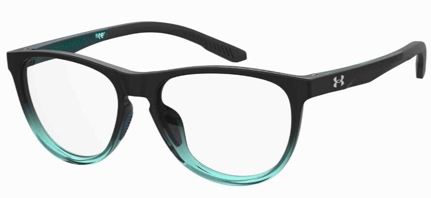 Under Armour  UA-9009 0ETJ-00 Black Teal Round Teen Eyeglasses