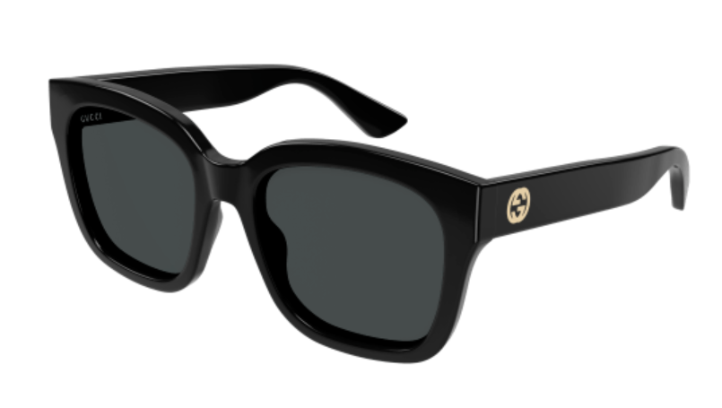 Gucci GG1338S 001 Black/Smoke Oversized Square Women's Sunglasses