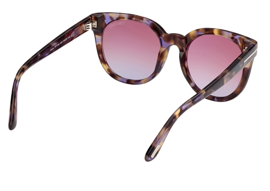 Tom Ford FT1109 55Z Coloured Havana/Gradient Soft Square Women's Sunglasses