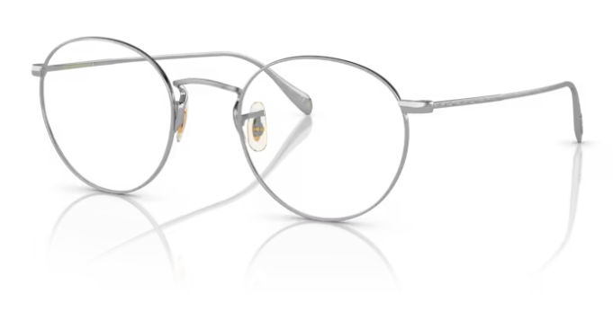 Oliver Peoples Coleridge 0OV1186 5036  Silver Round Men's Eyeglasses