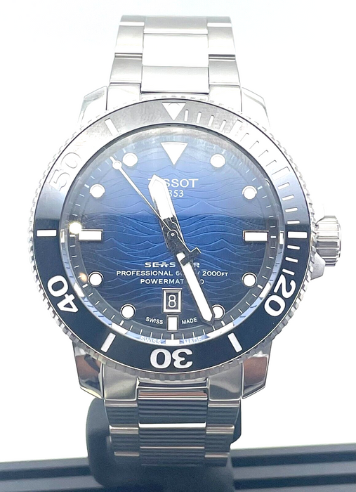 Tissot Seastar Pro 2000 Powermatic Blue Dial Men's Watch T1206071104100