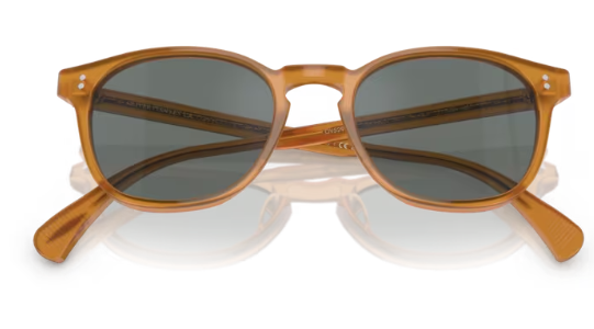 Oliver Peoples 0OV5298SU FINLEY ESQSUN(U) 1578W5 Amber RegalBlue 53mm Sunglasses