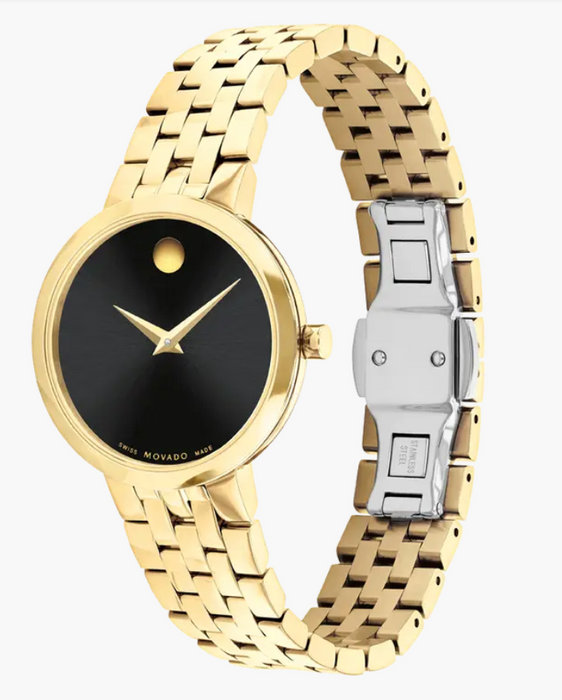 Movado Museum Classic Quartz Black Dial Women's Watch 0607813