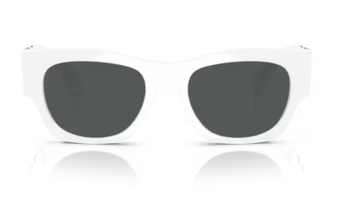 Versace 0VE4479U 314/87 White/Dark Grey Soft Square Men's Sunglasses