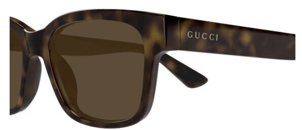 Gucci GG1716S 002 Havana/Brown Men's Rectangle Sunglasses