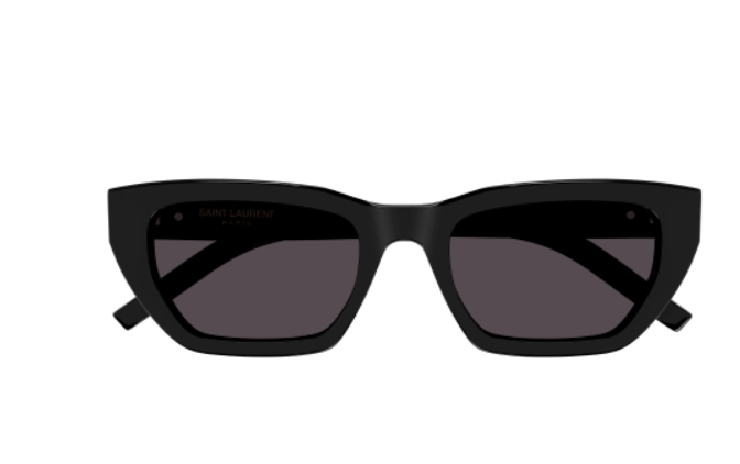 Saint Laurent SL M127/F 001 Black Cat Eye Women's Sunglasses