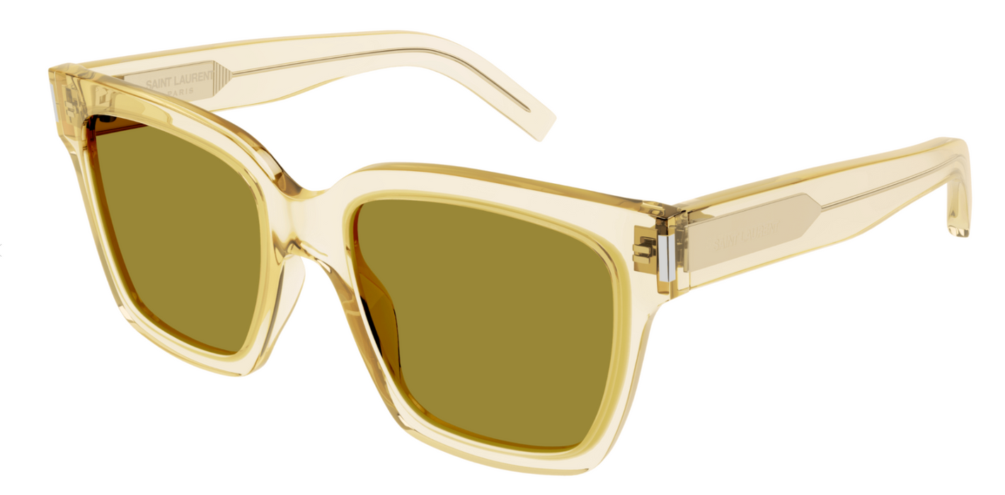 Saint Laurent SL 507 005 Yellow/Green Square Men's Sunglasses