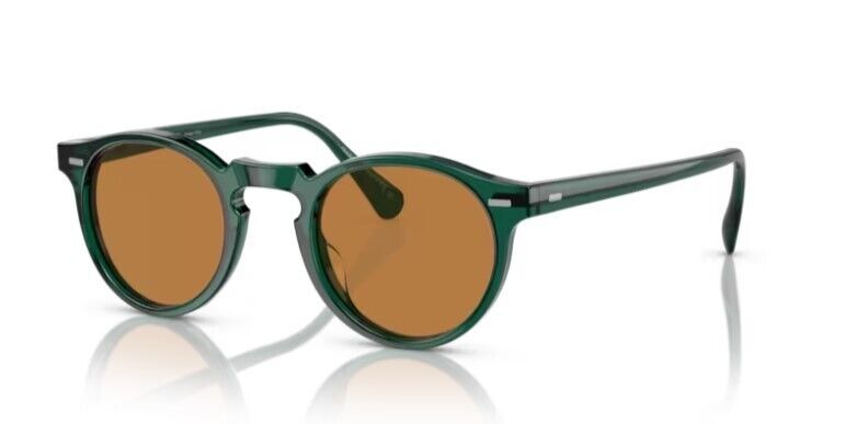 Oliver Peoples 0OV5217S Gregory Peck Sun 176353 Dark Teal/Cognac 47mm Sunglasses