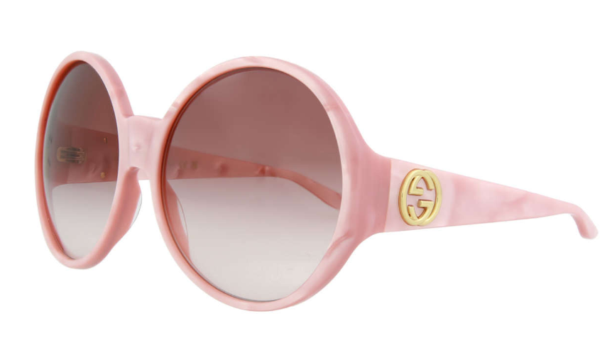 Gucci GG0954S 009 Pink/Red Gradient Round Women's Sunglasses