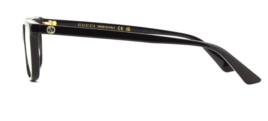 Gucci GG0613O 001 Black Cat Eye Women's Eyeglasses