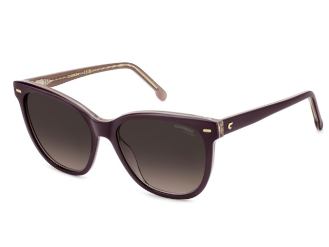 Carrera  3043/S OT7 Plum/Havana Brown Shaded Cat Eye Women's Sunglasses