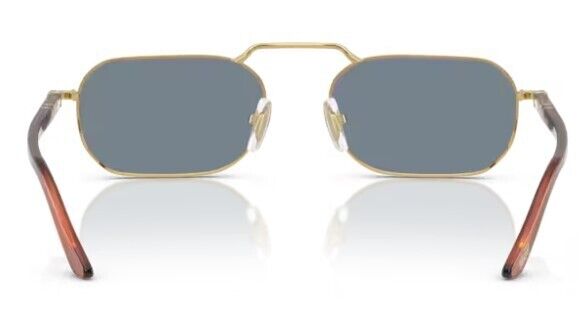 Persol 0PO1020S 113256 Gold-Light Havana/Light blue Oval Shape Unisex Sunglasses