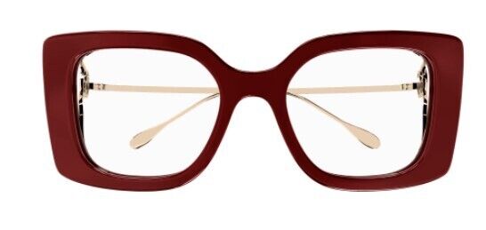 Gucci GG1567O 003 Burgundy Oversize Square Women's Eyeglasses