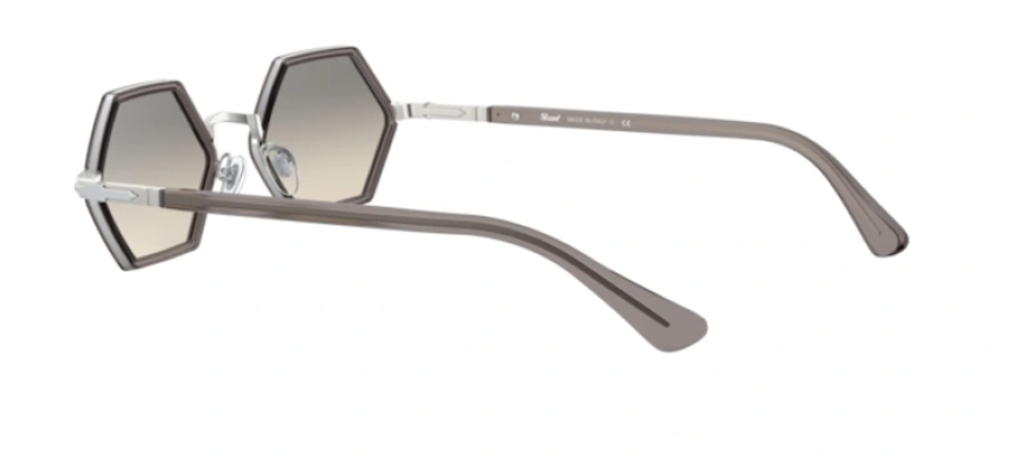 Persol 0PO 2472S 110132 Silver Smoke/Gradient Grey Men's Sunglasses