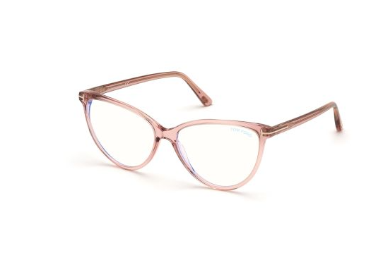 Tom Ford FT5743-B 74 Pink Cat Eye Women's Eyeglasses