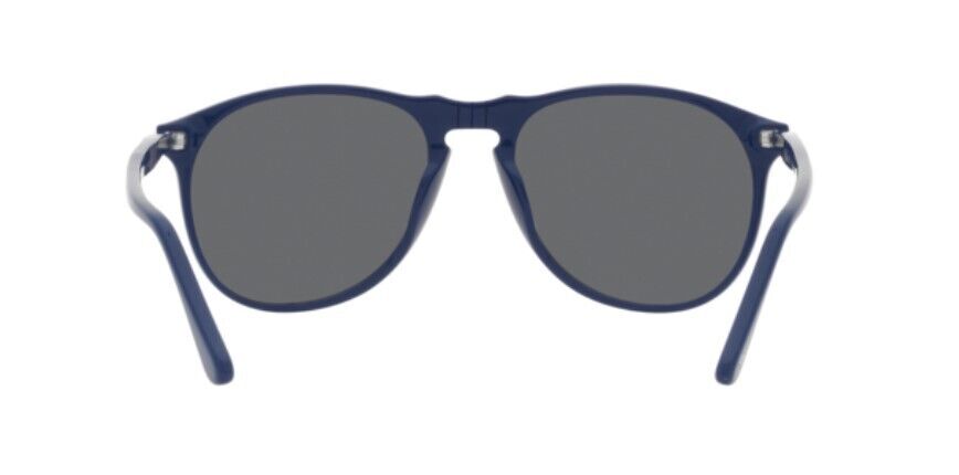 Persol 0PO9649S 1170B1 Solid Blue/Dark Grey Men's Sunglasses