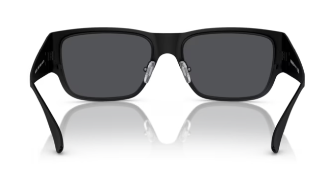 Versace VE2262 126187  Black/Dark Grey Square 56mm Men's Sunglasses