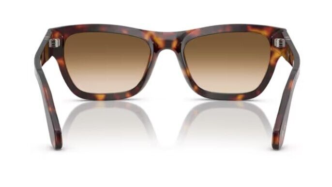 Persol 0PO0091S 24/51 Havana/BrownGradient Square 53mm Men's Sunglasses