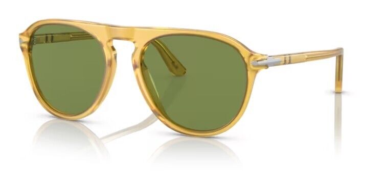 Persol 0PO3302S 204/4E Miele/Green Unisex Sunglasses