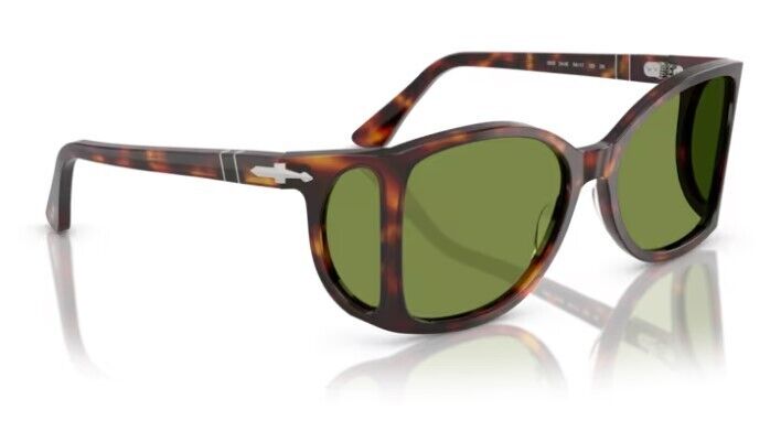 Persol 0PO0005 24/4E Havana/Green Round Shaped Men's Sunglasses