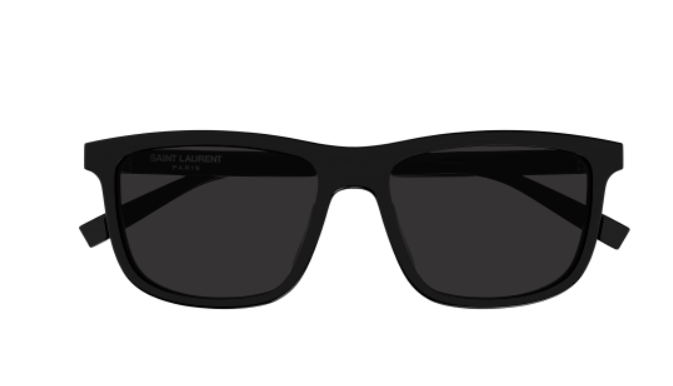 Saint Laurent SL 501 001 Black Square Men's Sunglasses