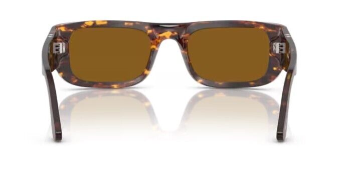 Persol 0PO3362S 121533 Brown/bright yellow / Brown Oval 52mm Unisex Sunglasses