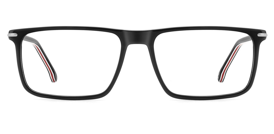 Carrera 347 284 Black Ruthenium Rectangular Men's Eyeglasses