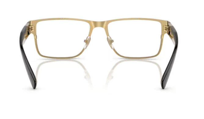 Versace 0VE1274 1002 Gold 57mm Rectangle Men's Eyeglasses