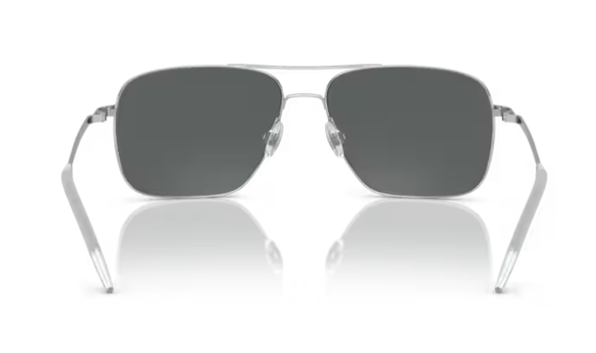 Oliver Peoples 0OV1150S 5036P2 Clifton Silver/Grey Polarized Men's Sunglasses