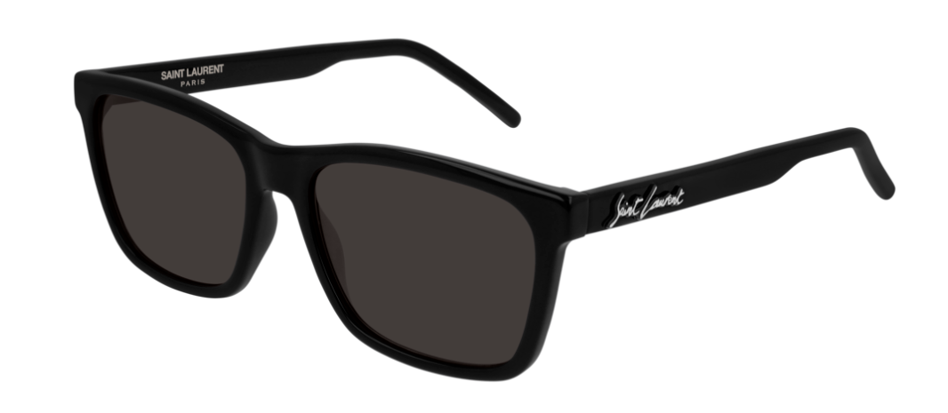 Saint Laurent SL 318 001 Black/Black Men's  Square Sunglasses