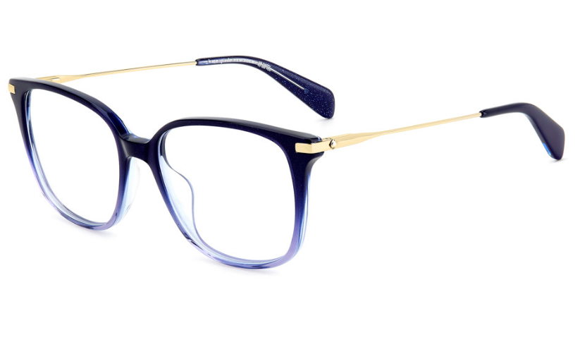 Kate Spade SHIANNE/G PJP Blue/Gold Square Women's Eyeglasses