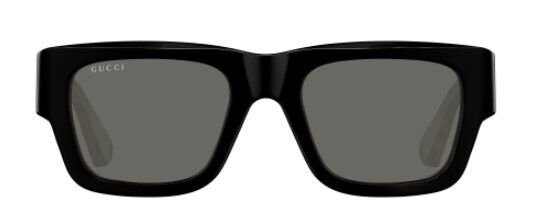 Gucci GG1668S 001 Black/Grey Square Men's Sunglasses