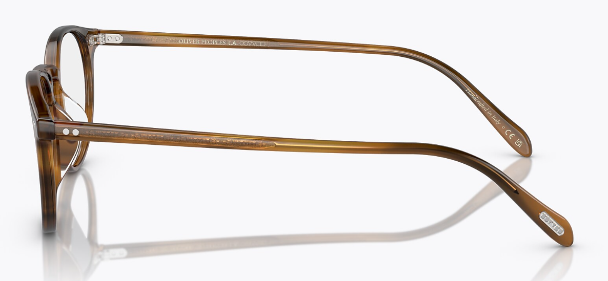 Oliver Peoples Riley R OV5004 1011 Raintree Brown Round Men's Eyeglasses